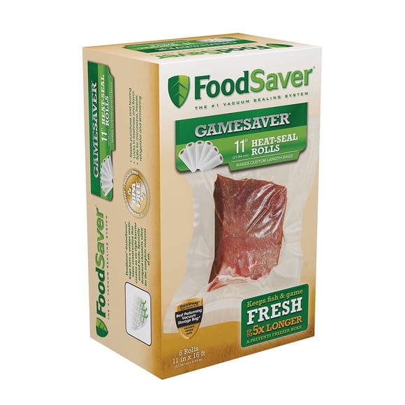 Rollo para sellado al vacío FoodSaver GameSaver 28 cm x 4,9 m libre de BPA