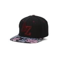 thumbnail image 3 of City Caps Black/Floral Adjustable Snapback - Arizona, 3 of 3