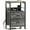 Grey, variant on Furologee End Table with Charging Station, Nightstand with Fabric Drawers, Side Tables with USB Ports & Outlets, Night Stand with Storage Shelf & Hooks, for Living Room/Bedroom, White