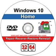 COMPUTER WERX Windows 10 Home 32/64 Bit Install, Repair, Recover & Restore DVD