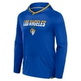 thumbnail image 2 of Men's Fanatics Royal Los Angeles Rams Transitional Defender Hoodie Long Sleeve T-Shirt, 2 of 3
