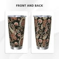 thumbnail image 3 of Rateoe Paisley6 Printed Car Guy Gifts for Men Women Tumbler - 20oz/590ml Double Wall Vacuum Insulated Stainless Steel Travel Tumbler Cups with Lid & Straw-Straw Three-piece Set, 3 of 8