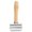 Silver Medium, variant on Leather Press Edge Roller DIY Leather Craft Wooden Handle Edge Rolling Tool Silver Medium 2.36 inches / 60 mm