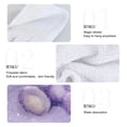 thumbnail image 4 of Haosy 2 Pack Kitchen Wash Cloths with Hanging Loops Absorbent Absorbent Quick Drying Hand Towels, Purple Bear with Star Heart, 4 of 7