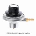 thumbnail image 4 of 1 Pound Propane Tank Low Pressure Adjustable Gas Regulator with 1/4Inch Barb Hose Connection, 4 of 5