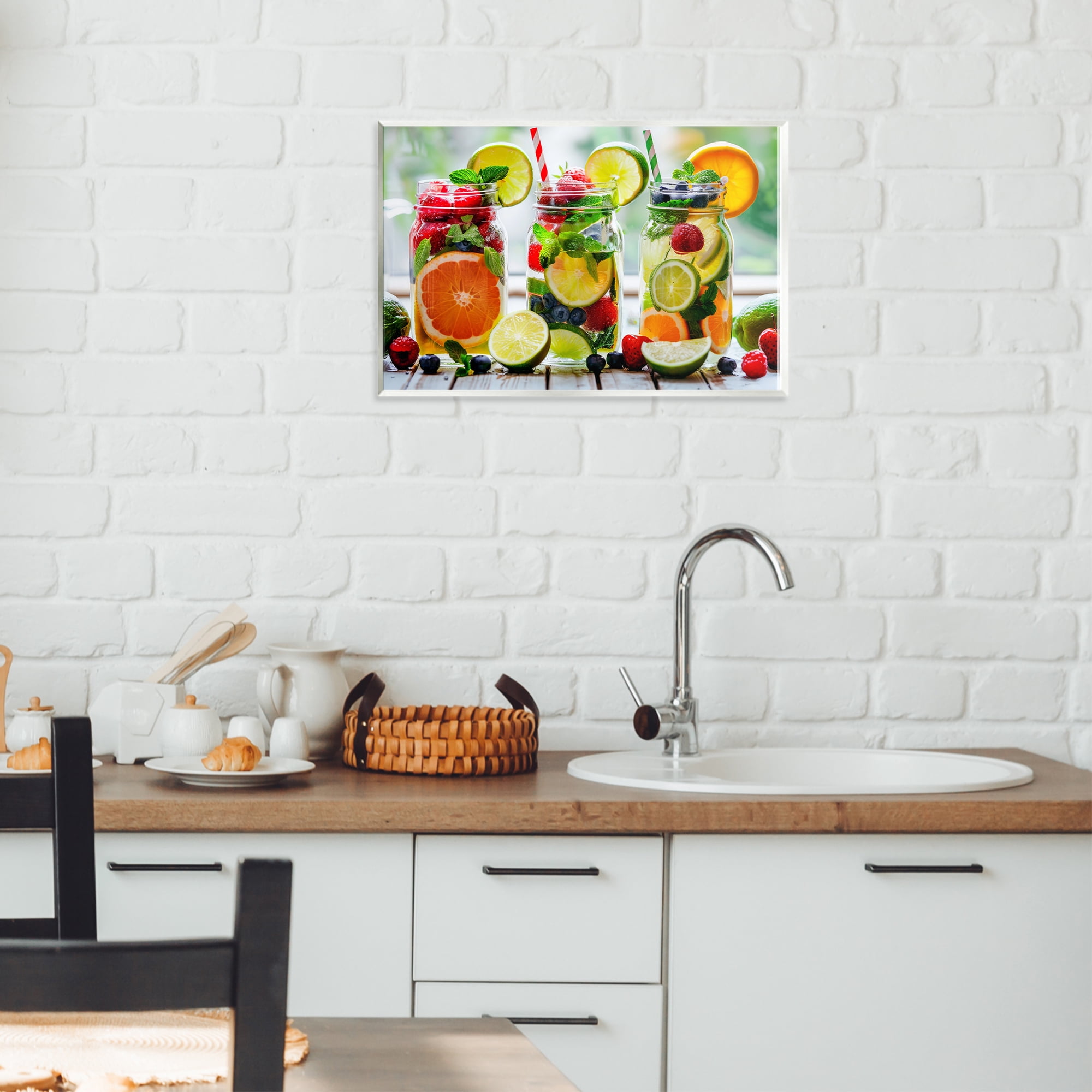 Stupell Industries Vibrant Citrus & Berry Infusion Wall Plaque Art, design by Lazar Studio