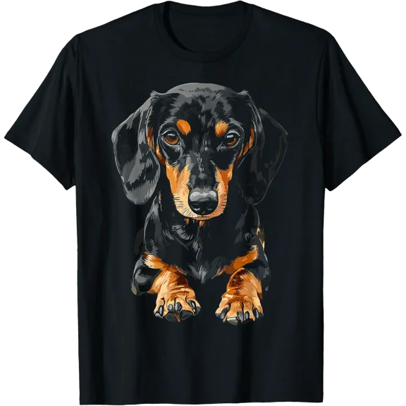 Dachshund Dog Graphic Pet Artwork Dachshund T-Shirt Size S-5XL
