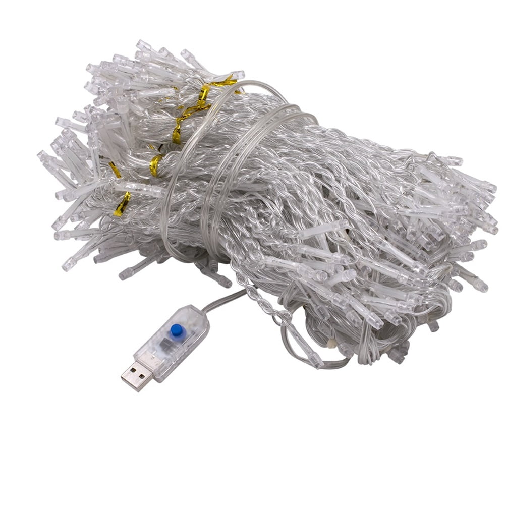 Lowestbest 3M x 3M 1200-LED Warm White Light Romantic Christmas Decoration Light String, Wedding Outdoor Curtain String Light, US Standard Lowestbest 3M x 3M 1200-LED Warm White Light Romantic Christmas Decoration Light String, Wedding Outdoor Curtain String Light, US Standard