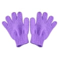 thumbnail image 1 of Lunxisen 1 Pcs Exfoliating Dual Texture Bath Gloves for Shower, Spa, Massage and Body Scrubs, Dead Skin Cell Remover, Gloves with Hanging Loop, 1 of 8