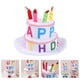 thumbnail image 3 of Sombrero con forma de pastel de cumpleaños, sombrero de cumpleaños para niños, decoración para fiesta de cumpleaños infantil, 3 of 5