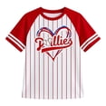 thumbnail image 3 of Jamsmile Women T-Shirts Sports Summer Comfort Fit Striped Print T Shirts Soft Casual Ladies Oversized Classic Tee Shirts Tops, 3 of 3