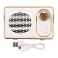 thumbnail image 2 of Haut-parleur Rétro BT, Mini Haut-Parleur Sans Fil BT, avec Volume, Rechargeable par USB, Style Ancien Mignon pour Bureau Fête Extérieur, 2 of 8