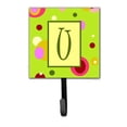 thumbnail image 7 of Letter P Monogram - Lime Green Leash or Key Holder, 7 of 7
