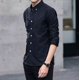 thumbnail image 4 of Camisas Slim Hombre Manga Larga Casual Caballeros, 4 of 6