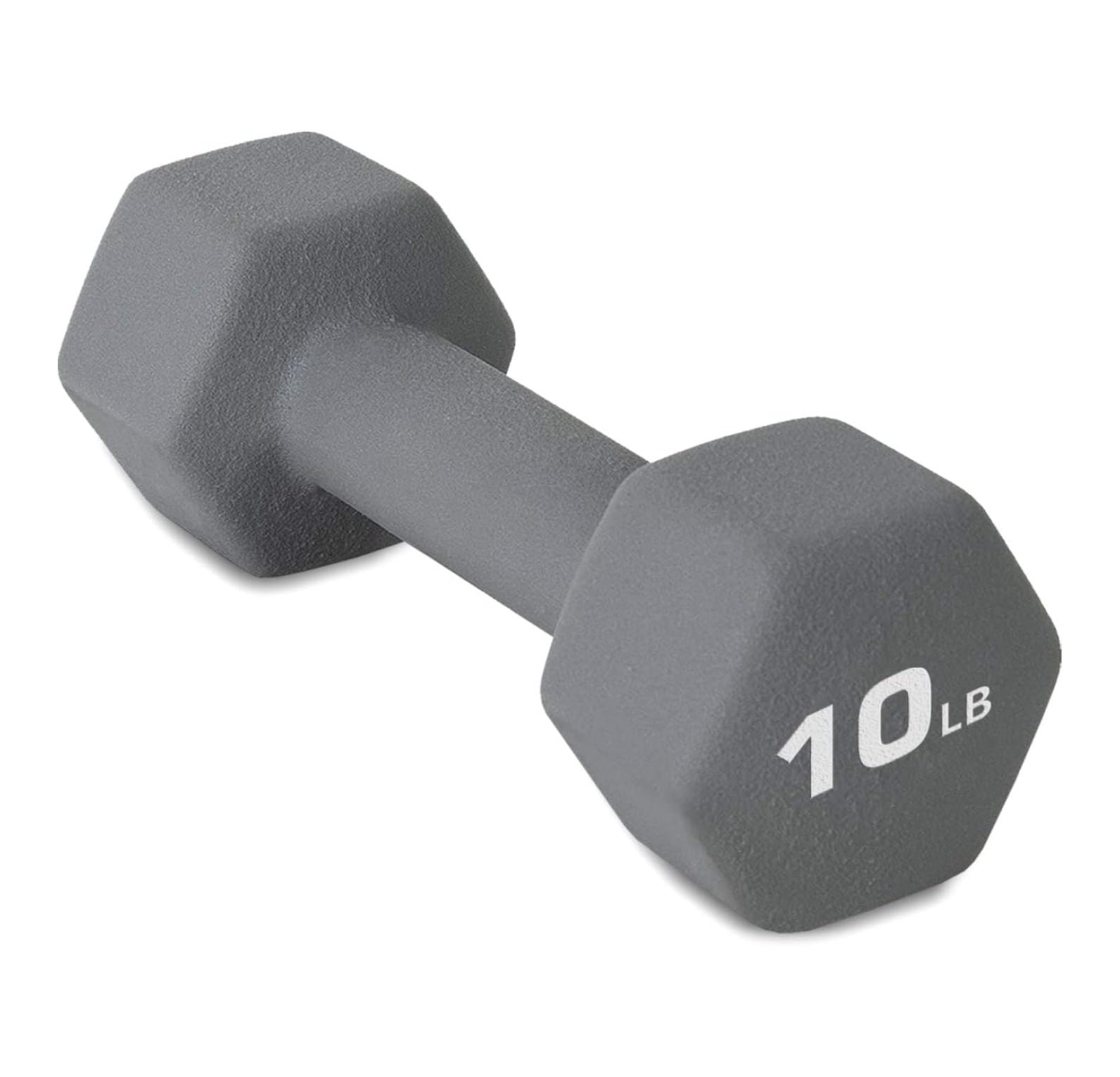 10LB Set of 2 Hex Dumbbells Rubber Coated Cast Iron Hex Black Dumbbell Free Weights for Exercises Neoprene Dumbbell Hand Weights Anti-Slip Anti-roll Hex Shape Colorful 10Lbs Pair