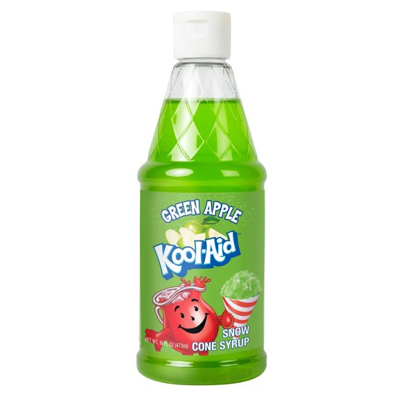 Kool-Aid 16-Oz. Snow Cone Syrup, Green Apple (Single Bottle)