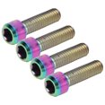 thumbnail image 3 of Vis Fixes pour Étrier de Frein à Disque, Vis de Fixation de Frein à Disque de Vélo en Alliage à Meulage Fin, Filetage Précis pour un Éblouissement du Cycle, 3 of 8