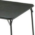 thumbnail image 2 of MECO Sudden Comfort 34 x 34 Inch Square Metal Folding Table, Black, 2 of 3