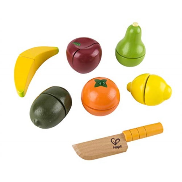 wooden kitchen food set