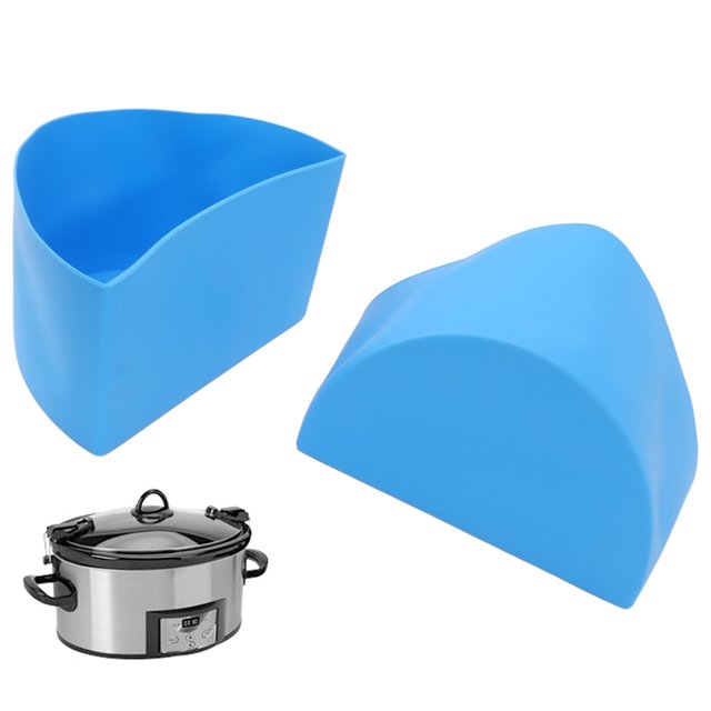 Fyydes 6 Pintes Doublure Réutilisable en Silicone pour Mijoteuse - Insert de Séparation Étanche