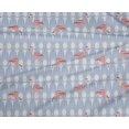 thumbnail image 4 of oneOone Polyester Lycra Fabric Geometric & Flamingo Bird Printed Fabric 1 Yard 56 Inch Wide, 4 of 4