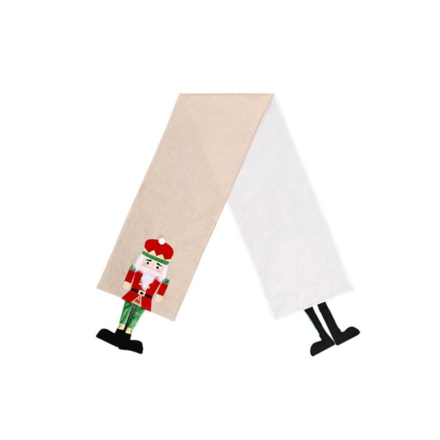 Mesa Navideño Mantel De Camino De Mesa De Soldado De Nogal Para Navidad, Halloween, Acción De Gracias, Cumpleaños, Cena Familiar Cateissary HA040439-02