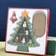 thumbnail image 3 of Toystoory Adorno de árbol de Navidad, marco hecho a mano para niños, adornos de madera, llamativa, decoración del hogar, ventana, fiesta, Kits de decoración para fiestas Verde Toystoory HA068048-02B, 3 of 6