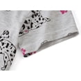 thumbnail image 4 of Serdomi Girls Short Sleeve T-shirt Summer Tops for Kids Gray Spotted Dog Crewneck Tee Graphic Outfits Size 10, 4 of 7
