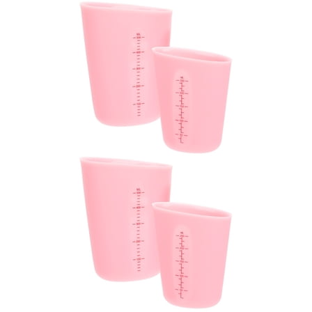 4 Pcs  Kitchen Measuring Cups Silicone Baking Measuring Jugs Multi-use Measuring Tools(250ml, 500ml)