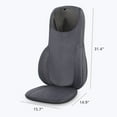 thumbnail image 4 of Comfier Shiatsu Neck Back Massager, Kneading Rolling Seat Cushion Massager Chair Pad, Gifts, 4 of 11