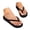 Black, variant on Summer Flip Flops for Women Beach Rubber Shower Shoes Plantar Fasciitis Orthopedic Thong Sandals Beach Flat Slides Size 8 Brown