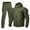 Green, variant on KKBOTIVE Men's Tracksuits 2 Piece Outfit Set Casual Athletic Cargo Jogging Pant Warm Up Sweat Suits Workout Sports Sets ( Blue Size: XXL )