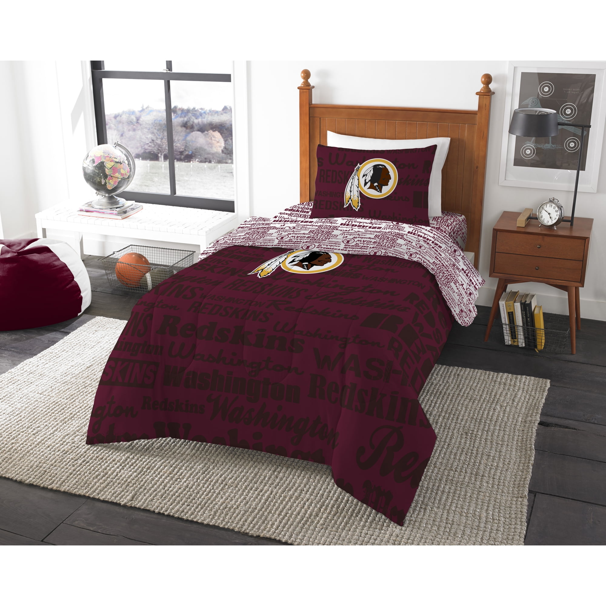 Nfl Washington Redskins Bed In A Bag Complete Bedding Set