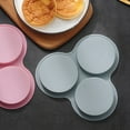 thumbnail image 2 of 2 Count Silica Gel Round Mold Circle Molds Chocolate Household Baking Mold/cake, 2 of 6