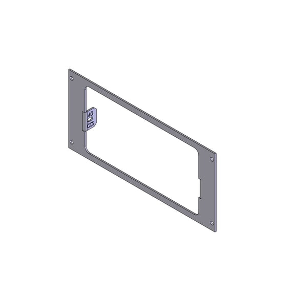 Havis - Mounting component (bracket) - for control system - 1-piece, 4" mounting space - car console
