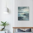 thumbnail image 4 of COMIO Blue and Grey Wall Art-Abstract Picture Canvas Print Wall Painting Modern Artwork Canvas Wall Art for Living Room Home Office Décor, 4 of 5