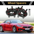thumbnail image 2 of Unique Bargains 2Pcs 5x112mm Wheel Spacers 66.56mm/2.62" M14x1.25 Hubcentric Wheel Spacer Forged Wheel spacers for BMW Z4 G29 19-20 Aluminum Alloy, 2 of 6