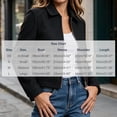 thumbnail image 3 of Mifsaly Womens Cropped Bomber Jackets Zip Up Collared Fall Coat Slim Fit Trendy 2026 Daily Casual Going Out Work Office Lounge Outfits with Pockets Black,L, 3 of 7