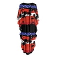 thumbnail image 7 of XYZCANDO Kaftan Dresses Plus Size Swimsuit Coverup Summer Bathing Suit Caftan Loungewear Beach Dress Bikini Cover Up Oversized Beach Robe Hawaiian Dresses Flowy Resort Wear, Coconut Tree US Flag, 7 of 7