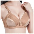 thumbnail image 2 of Woman's Bras Back-Smoothing Bra Feature V-Neck No Underwire Bra Style W-757 Gray XXL, 2 of 4