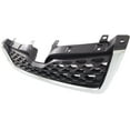 thumbnail image 3 of CAPA For 14-16 Forester 2.5L Front Grille Assembly Dark Gray w/Chrome Molding, 3 of 5