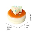 thumbnail image 2 of YingYouFu Cloud Cake Squishies Toy, Soft Realistic Souffle Cake Stress Ball Squeeze Fidget Toys Stress Relief Portable Adults Simulated Food Pinch Fidget Sensory Toy for Kids Birthday Gift, 2 of 6