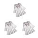 thumbnail image 4 of Blusa vintage Qarigey para mujer fibra de verano cómoda y duradera cuello en V Tops Bow blanco S, 4 of 6