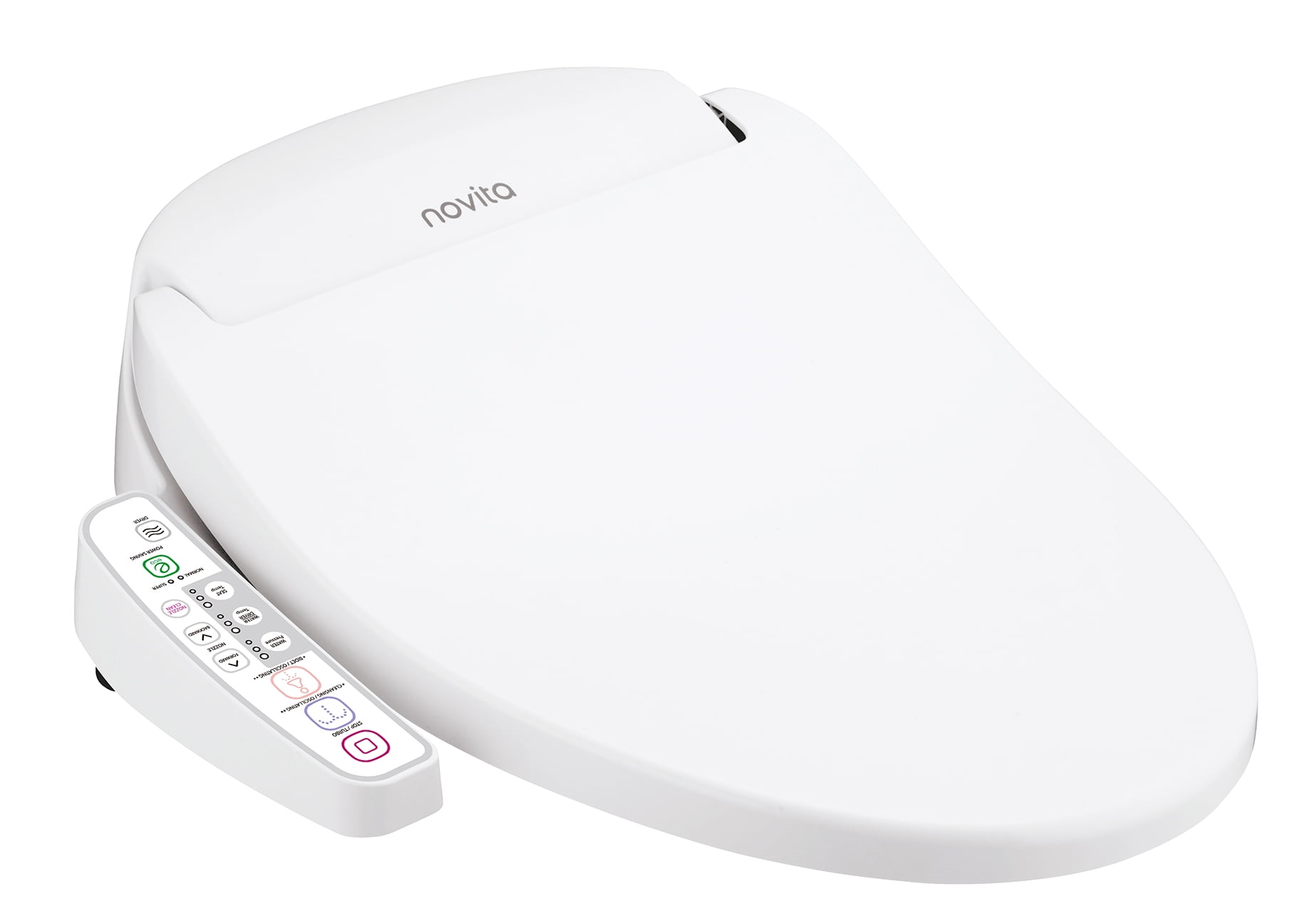 Novita BN330NO White Elongated Cleansing & Heated Bidet Seat