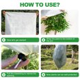 thumbnail image 5 of Innens Plant Cover Freeze Protection with Drawstring Design Winter Reusable Frost Protect Bag for Outdoor Plants (47.2" x 70.9", 2Pcs), 5 of 11