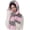 Grey Pink, variant on Kukuzhu Fuzzy Scarf Accessories Striped Scarf Winter Scarf Sweater Scarf Sweater Scarf Aesthetic Accessories