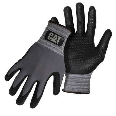 

Cat Cat017418L Hivis Poly Knit Coated Palm Glove