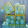 thumbnail image 6 of BalsaCircle 4 Gold 5" Letter V Cardstock Stickers Backdrop Wall Party Decorations, 6 of 8