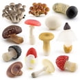 thumbnail image 2 of PENGXIANG Figurine de Champignon Coloré Vivant Inaltérable Mini Simulation de Paysage Décor de Jardin Miniature, 2 of 10