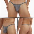thumbnail image 5 of Calzones Para Hombre, Tanga Transparente De Algodón Con Espalda En T Para Hombre, Ropa Interior De Malla Transparente, 5 of 5